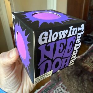 NeeDoh Glow In The Dark PURPLE Stress Ball. TikTok fav